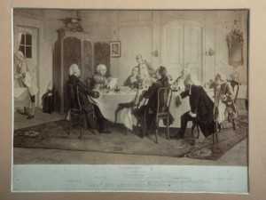  Kant und seine Tischgenossen (Bildausschnitt)