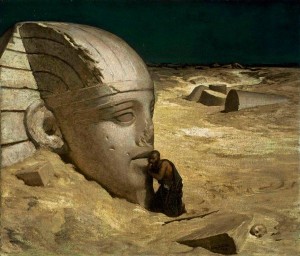 Elihu Vedder. The Questioner of the Sphinx